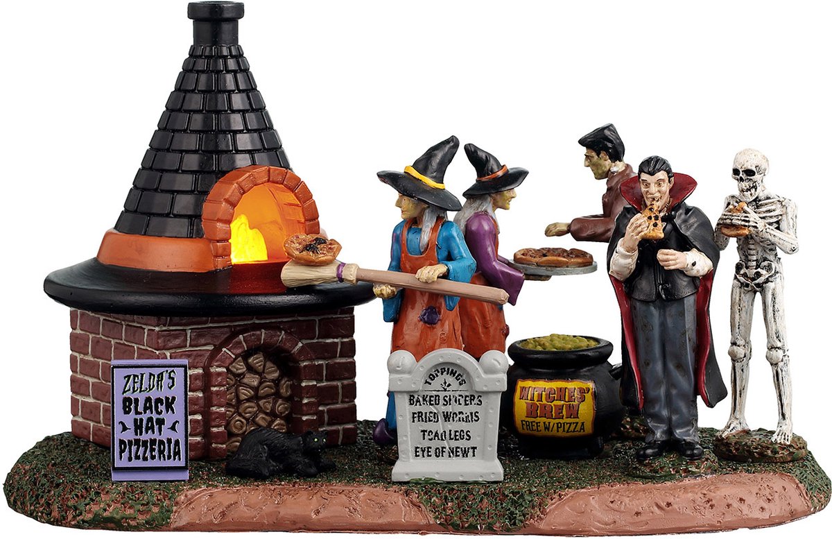 Spooky Town - Zelda's Black Hat Pizzeria - Met Licht