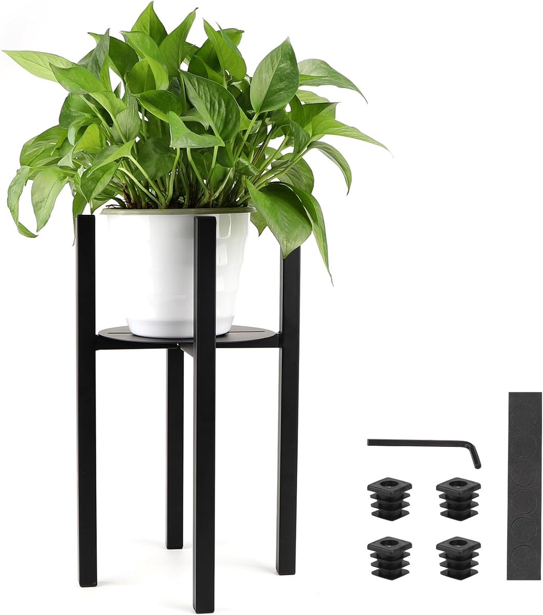 lalago Verstelbare plantenstandaard, bloemenstandaard, 41 cm hoog