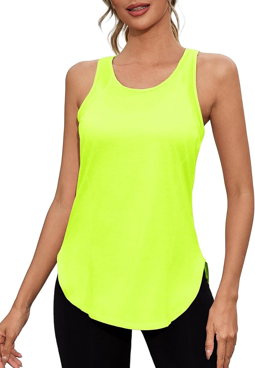 Sportieve tanktop voor dames, mouwloos, licht en ademend, atletische