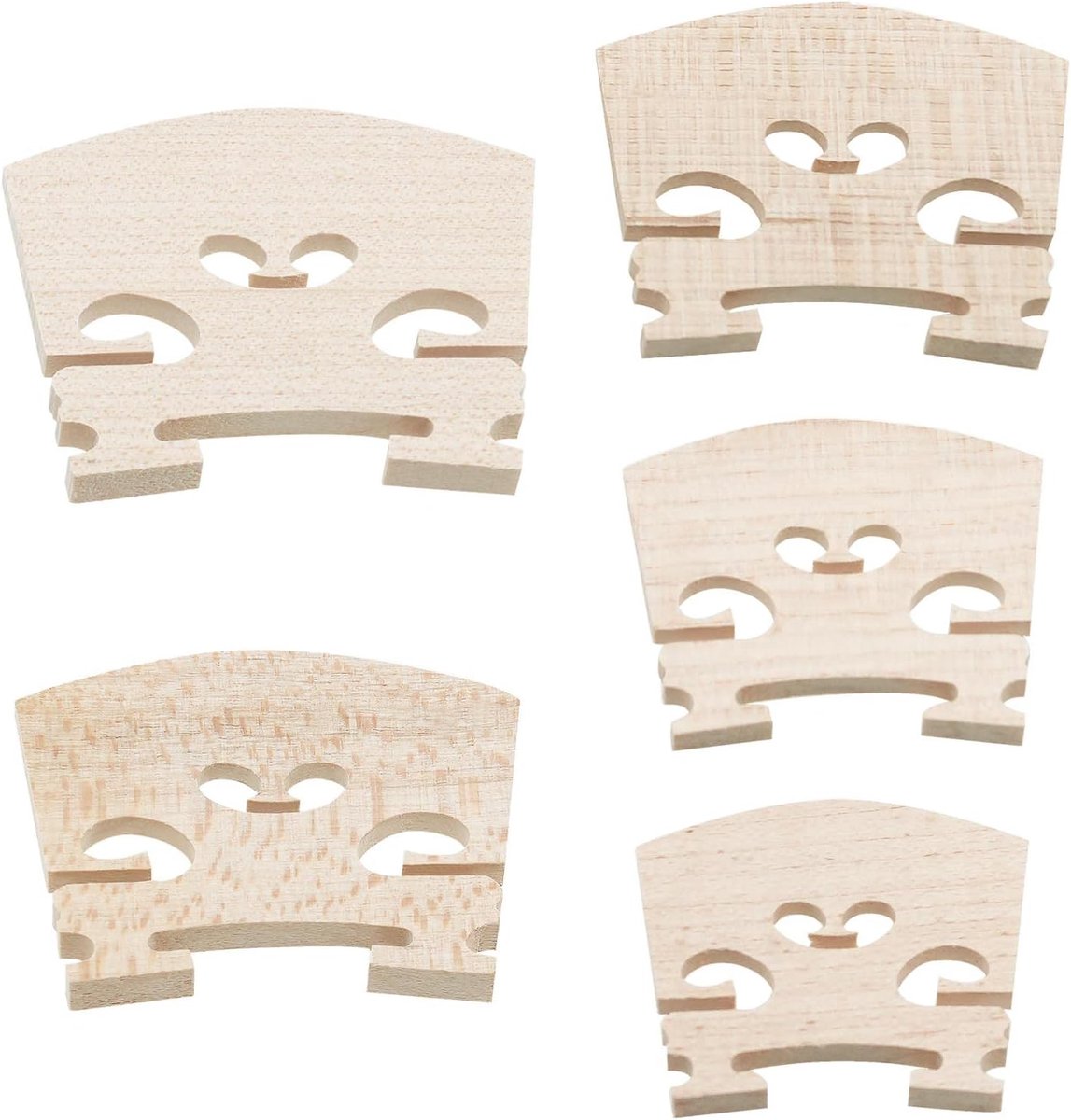 10 stuks viool Esdoorn snaar brug vervanging 4/4 3/4 1/2 1/4 1/8
