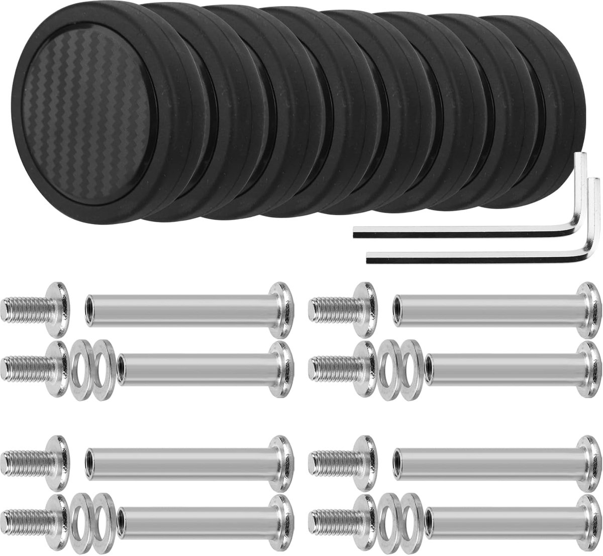 Reservewielen voor koffer, 50 mm, reservewielen, slijtvaste