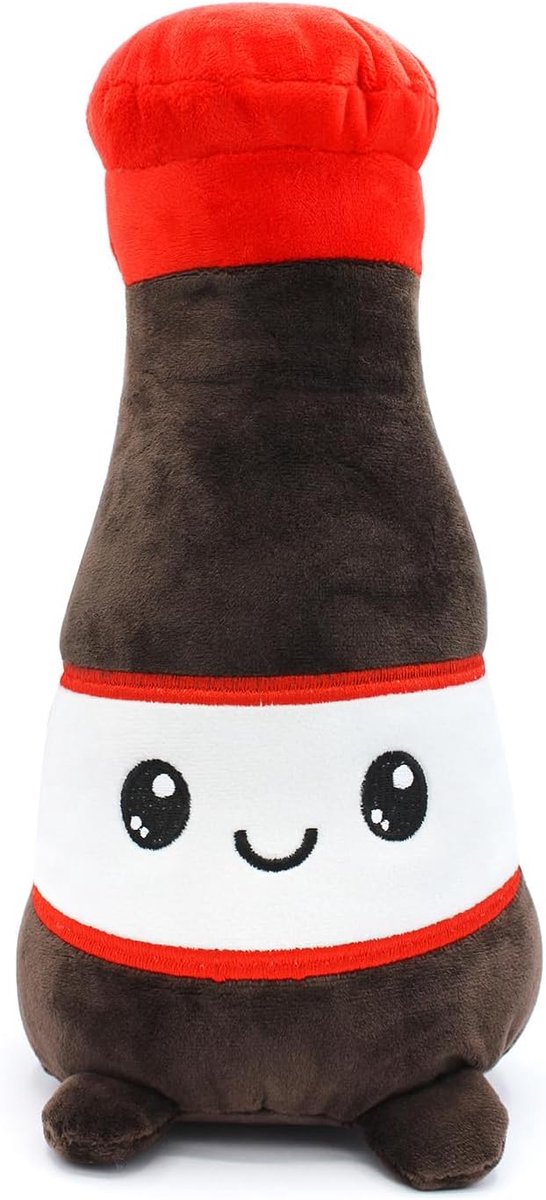 Plushi SOYA sausfles knuffelzacht pluche 14x14x30 cm, meerbaars