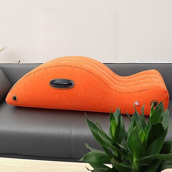 Opblaasbare Yoga Lounge - Pilates Stoel - Oefenen en Ontspannen - Ondersteunende Yogahoudingen - 21.5 x 20.4 x 20.4 cm — afbeelding 4