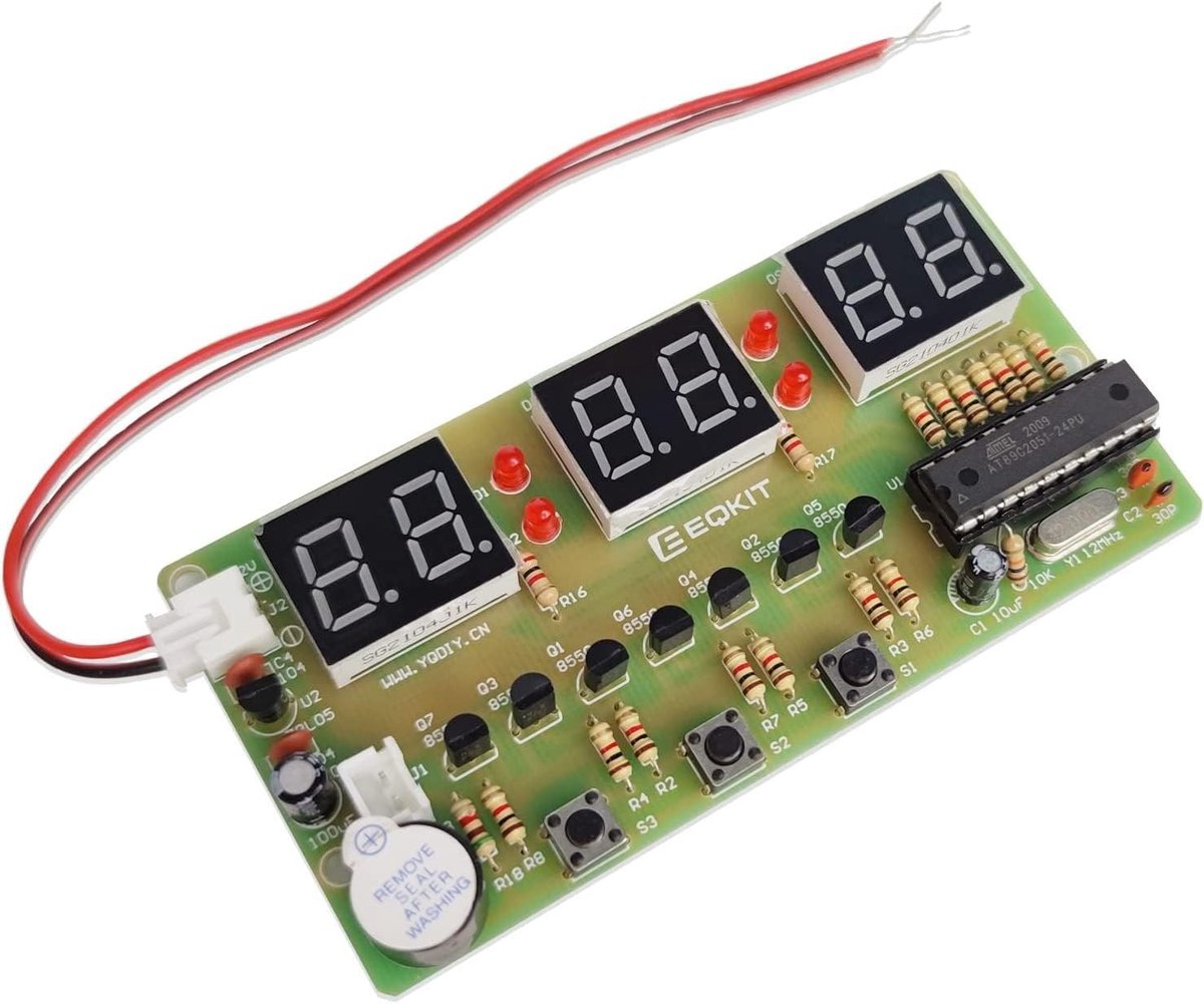 Digitale Klok Solderen DIY Praktijkset met Circuit Board voor Studenten en Elektronica Liefhebbers - Perfect voor STEM Projecten en Beginners in Elektronica