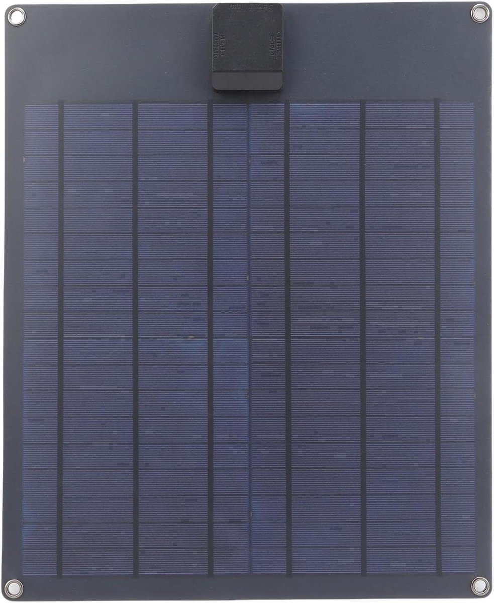 Zonnepaneel Laadcontroller - Zonne-oplader Auto - Accu Opladen - Hoge Conversie Efficiëntie - 45 x 36 x 4 cm - Zwart