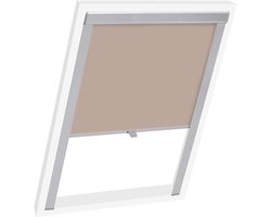 Verduisterende Rolgordijn - Dakraamgordijn Gordijnstof - Dakraam Afdekken - Warmte Weerkaatsend - MK08 Maat - Beige