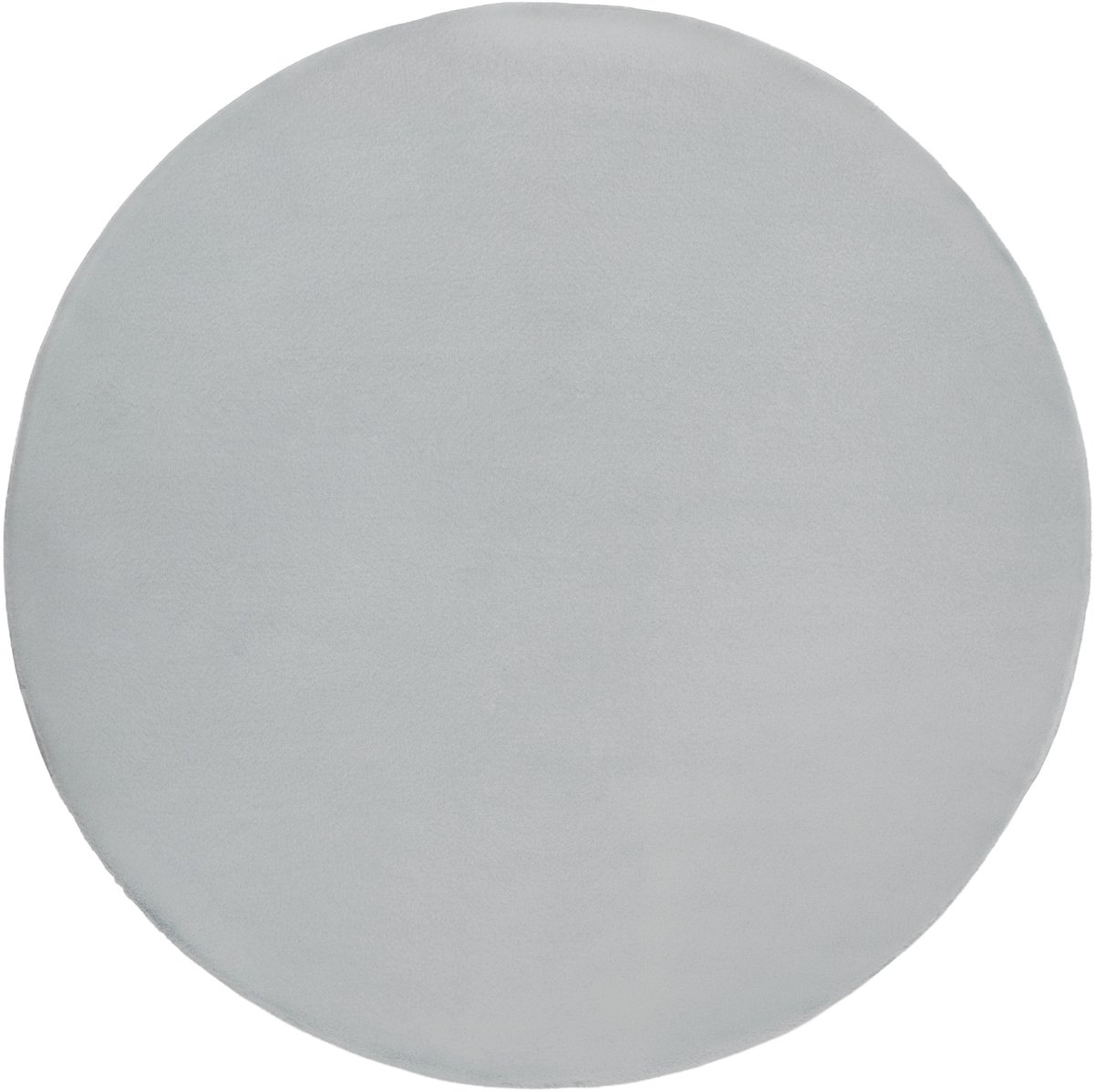 VANTIRA - Vloerkleed - Lichtgrijs - ø 160 cm - Kunstbont