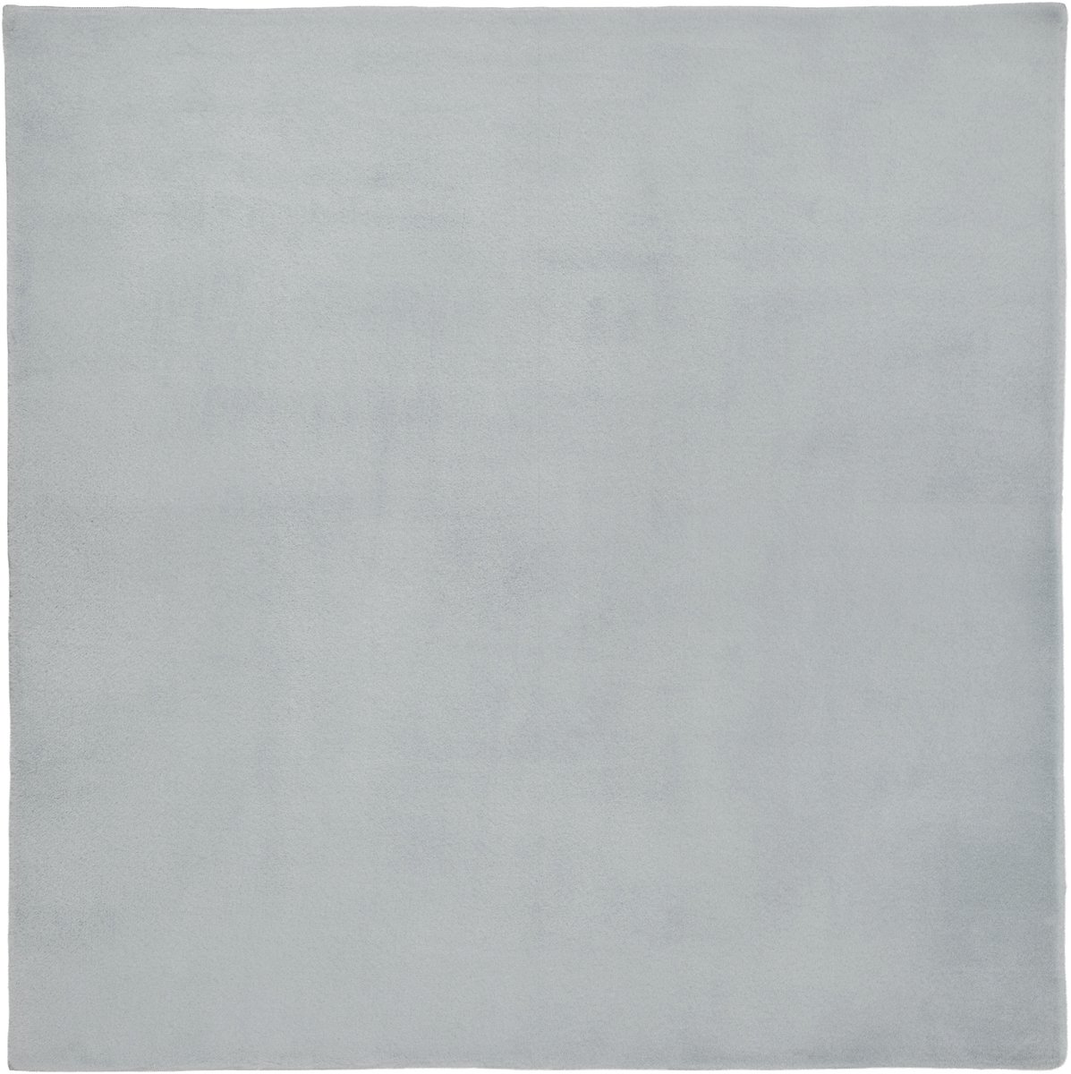 VANTIRA - Vloerkleed - Lichtgrijs - 160 x 160 cm - Kunstbont