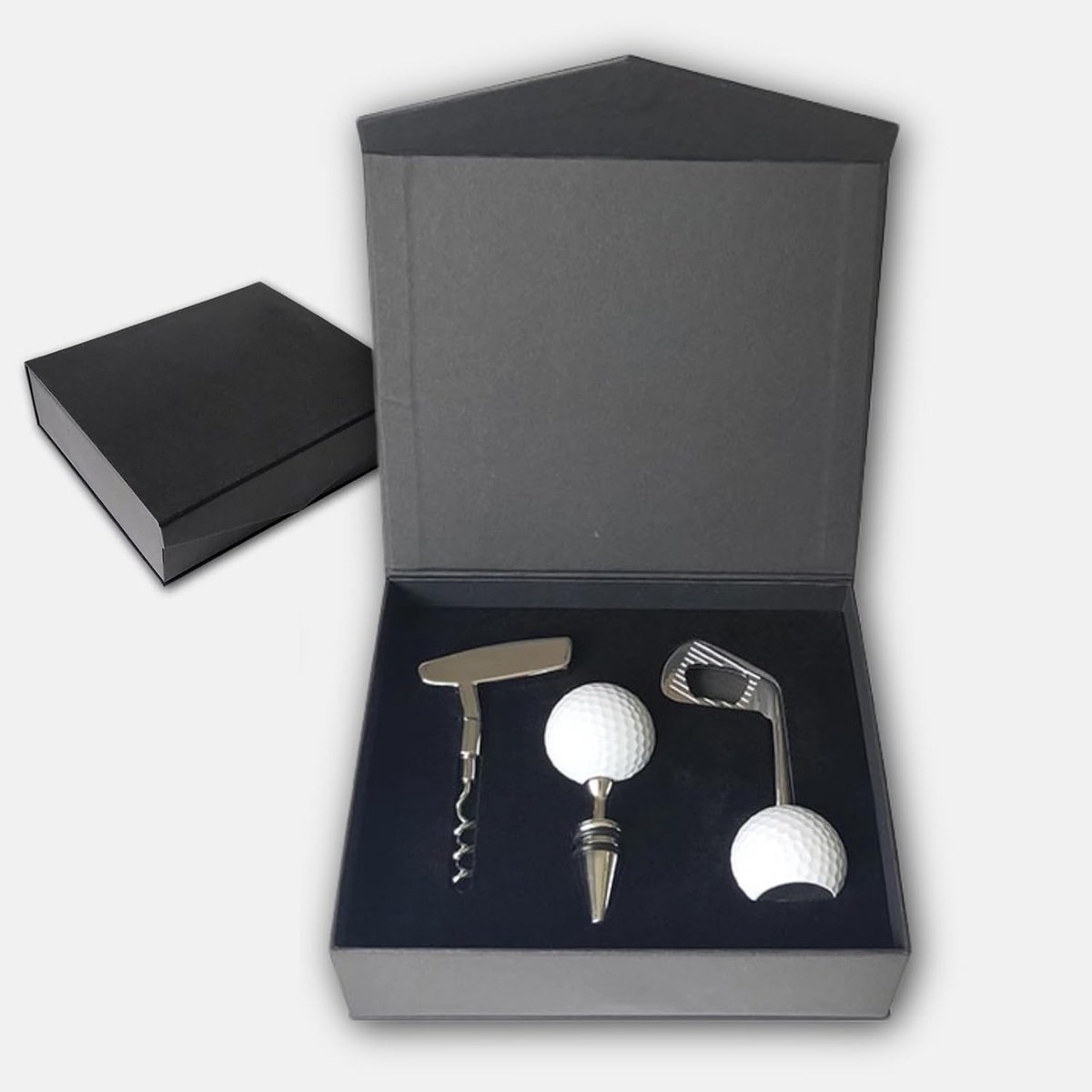 Flesopener, Golfvormige kurkentrekker Gift Flesopener Rode Wijn