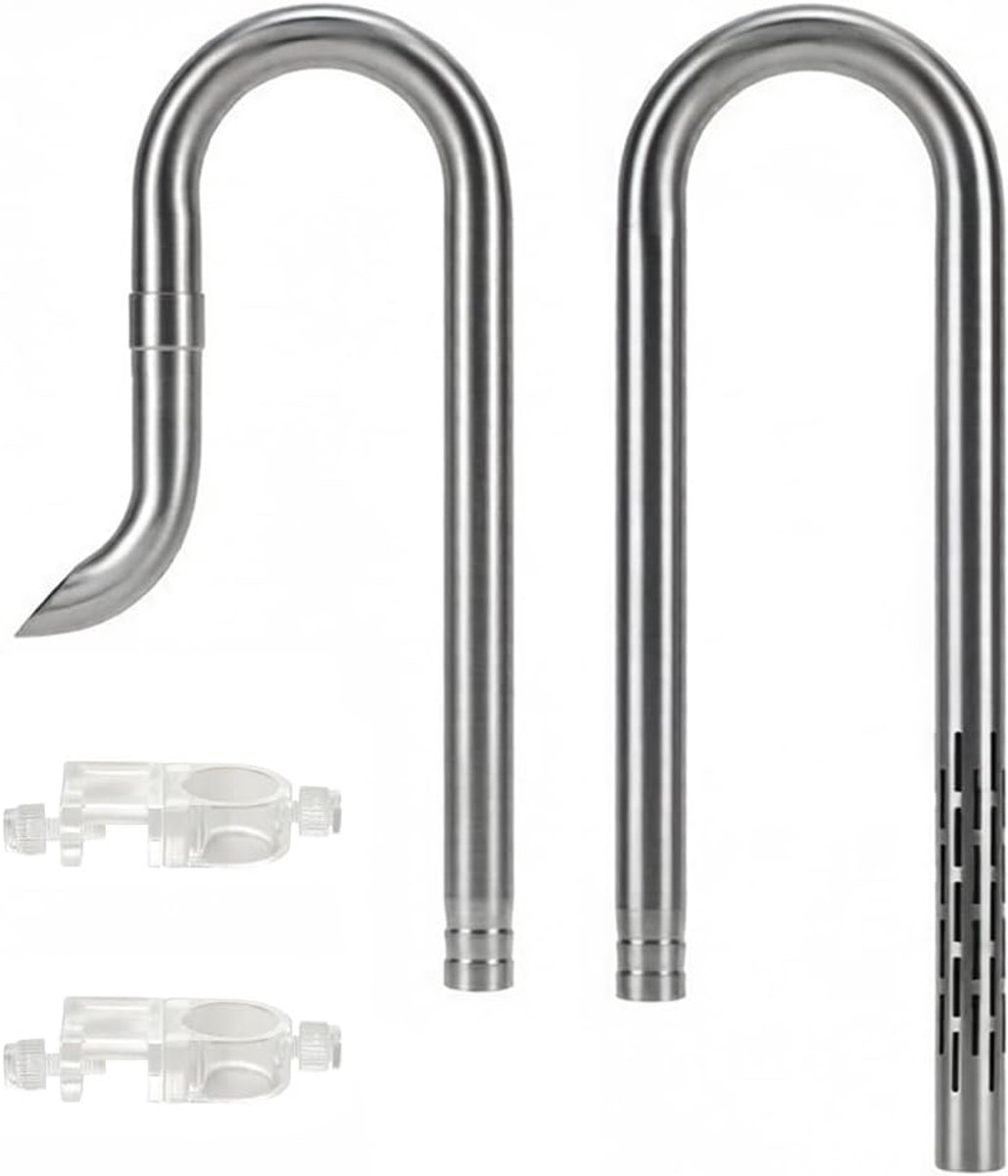 aquarium Lily Pipe Set 16/22 mm, Inflow Outflow filterbuis, 304