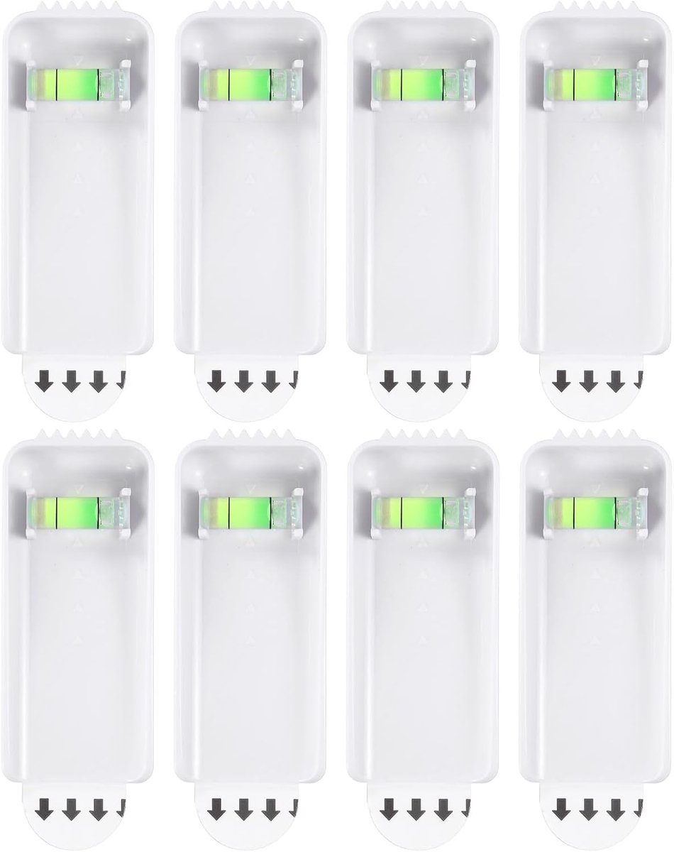 8 stuks grote canvashangers, 8 x 3,5 inch, universele nagelvrije
