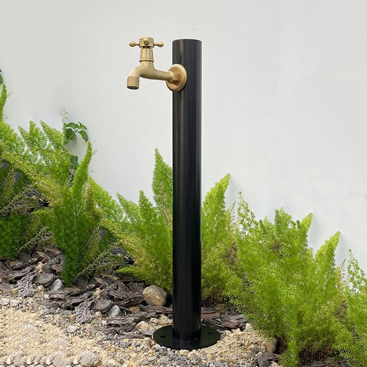Vrijstaande Tuinwaterkolom - Buiten Kraan Zuil - Tuin Besproeiing - Vorstbestendig Ontwerp - Niet Gespecificeerd - Zwart