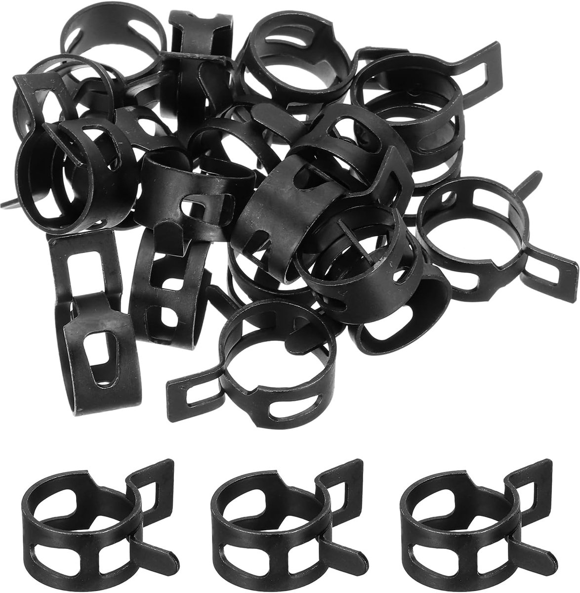 Brandstofleidingsklemmen, veerband, slangklemmen, 19 mm, siliconen
