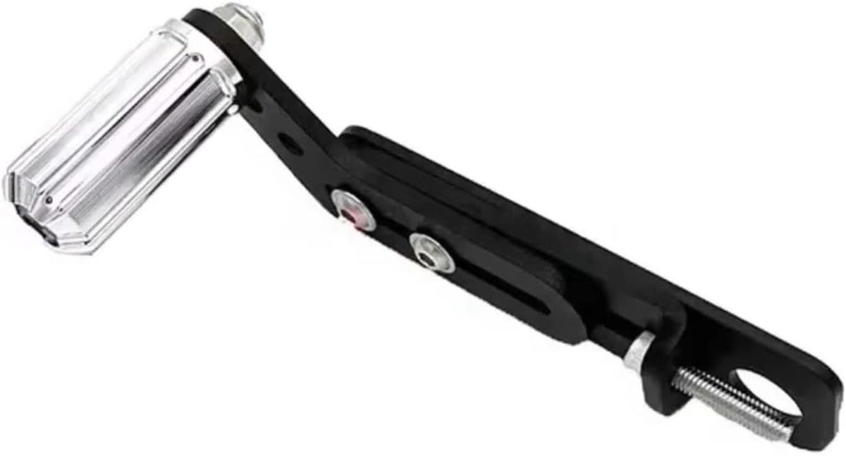Voetsteunen Motor - Motorsteunen Rijders - Verbeterde Grip - Zelfnivellerende Steunen - Universele Pasvorm - Zwart