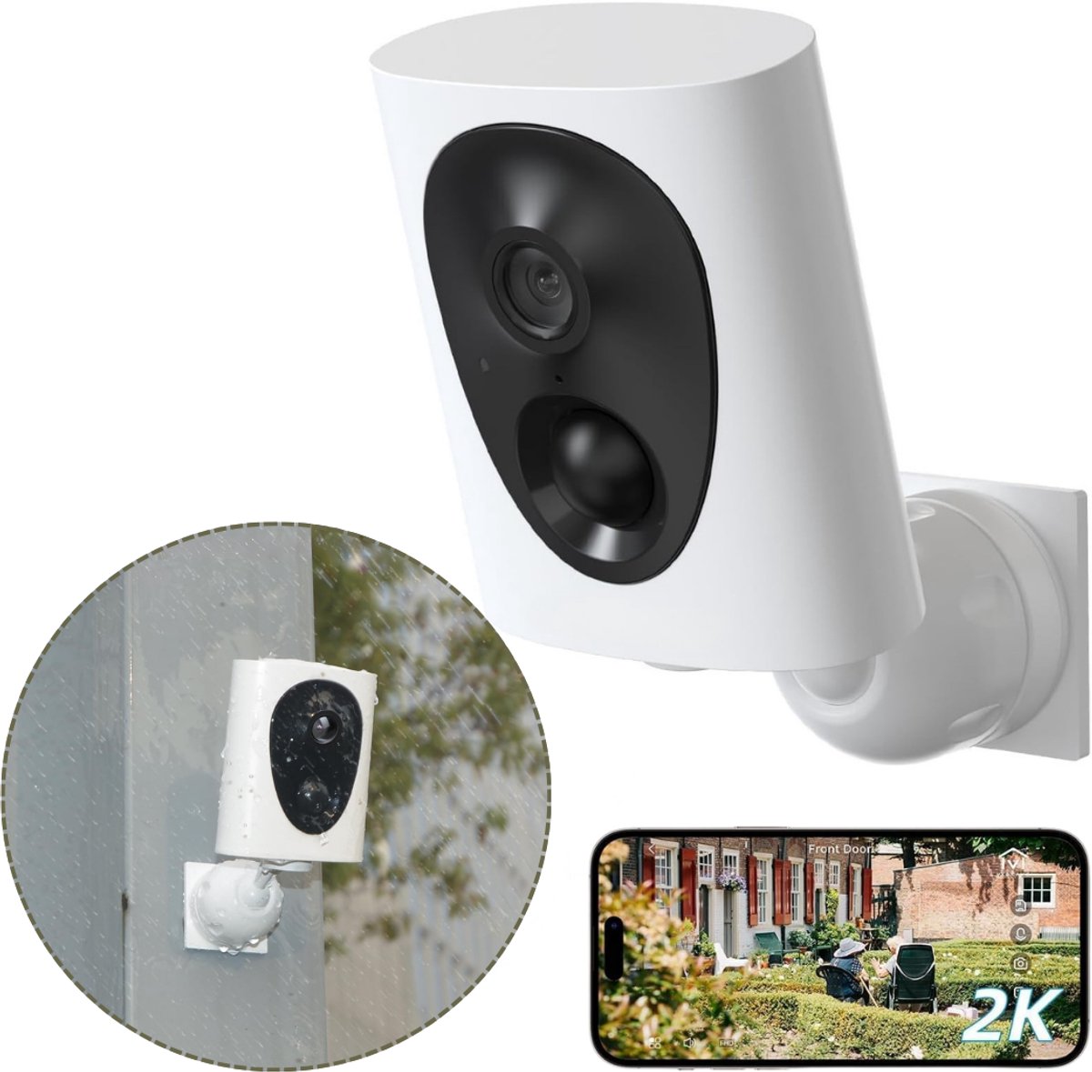 ApexArte® Camerabewaking - Beveiligingscamera Draadloos Buiten - Bewakingscamera