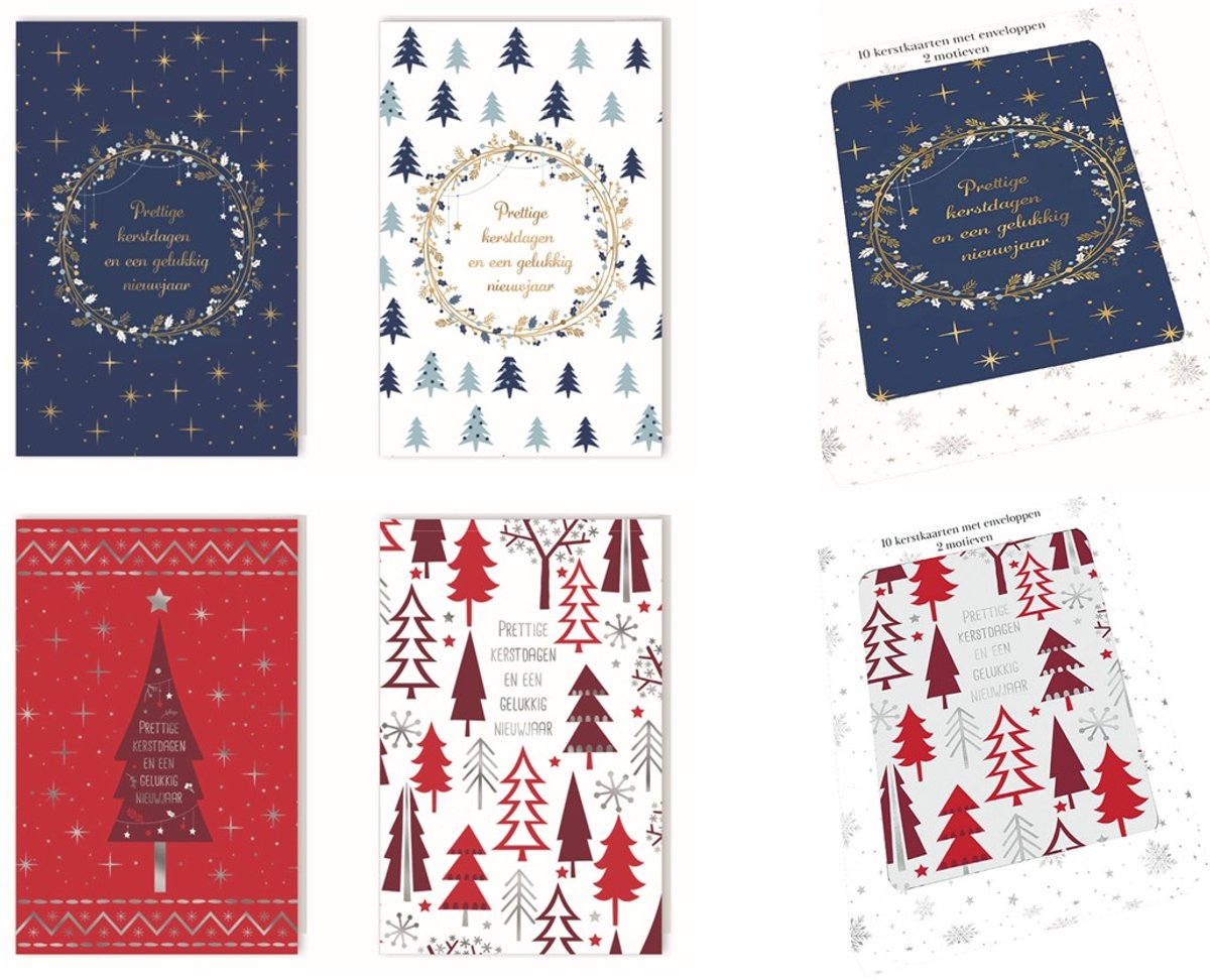 Kerstaanbieding: 24 kerstdoosjes Xmas Luxe karton