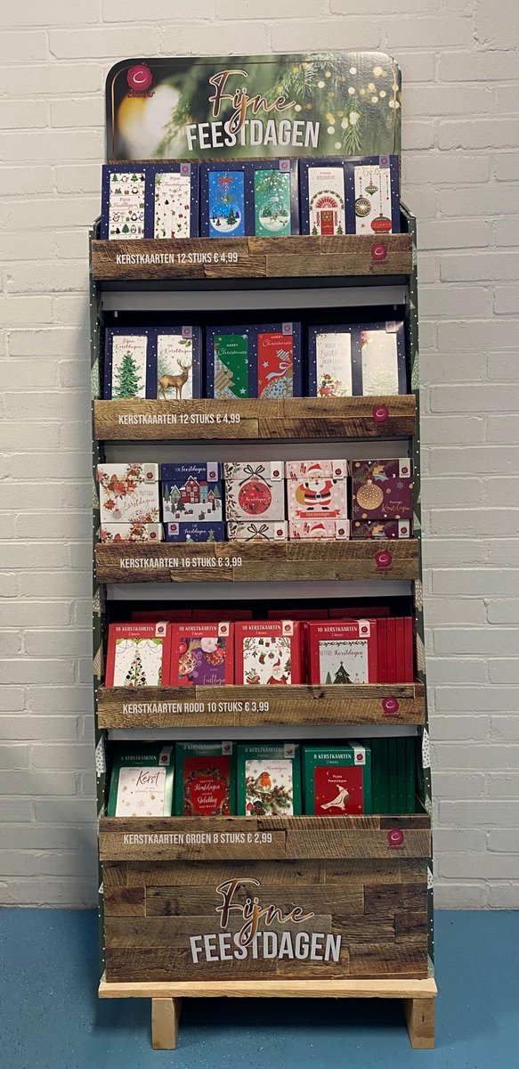 Kerstaanbieding: 258 kerstdoosjes in professionele display