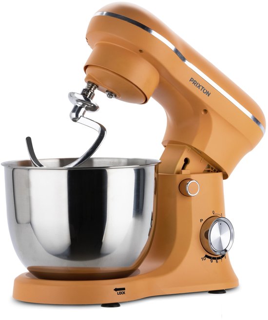 Krachtige Kneedmachine 1500W met 5L RVS Kom en 10 Snelheden van MasterChef — afbeelding 2