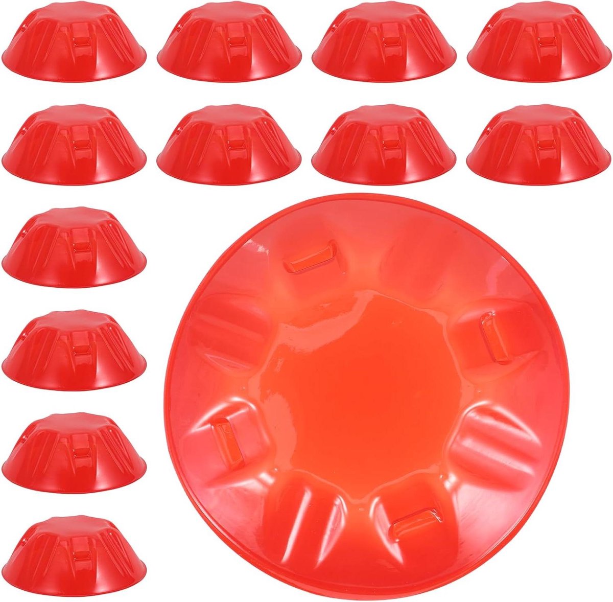 Sensor Covers - Rookmelder Bescherming - Onderhoud Vereenvoudigen - Minder Valse Alarmen - 20 Stuks - Rood