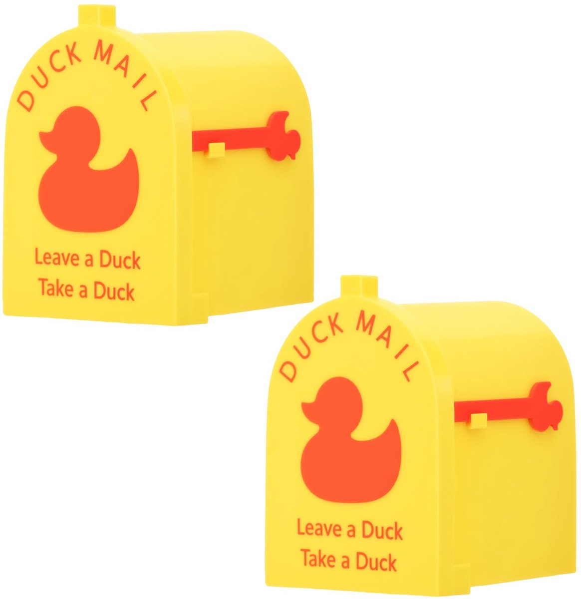 SnelShoppen - 2 Stuks Magnetische Eenden Brievenbus voor Kinderen - Kleurrijke Cruise Eenden - Leuke Decoratie voor Kinderen - Ideaal voor Feest en Bu