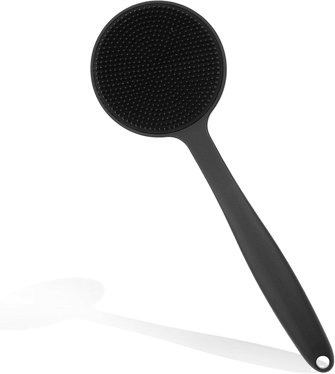 SnelShoppen - Silicone Back Scrubber voor Douche - Exfoliërende Lichaamsborstel met Korte Handgreep - Ergonomisch Ontwerp - Duurzaam Douche Accessoire