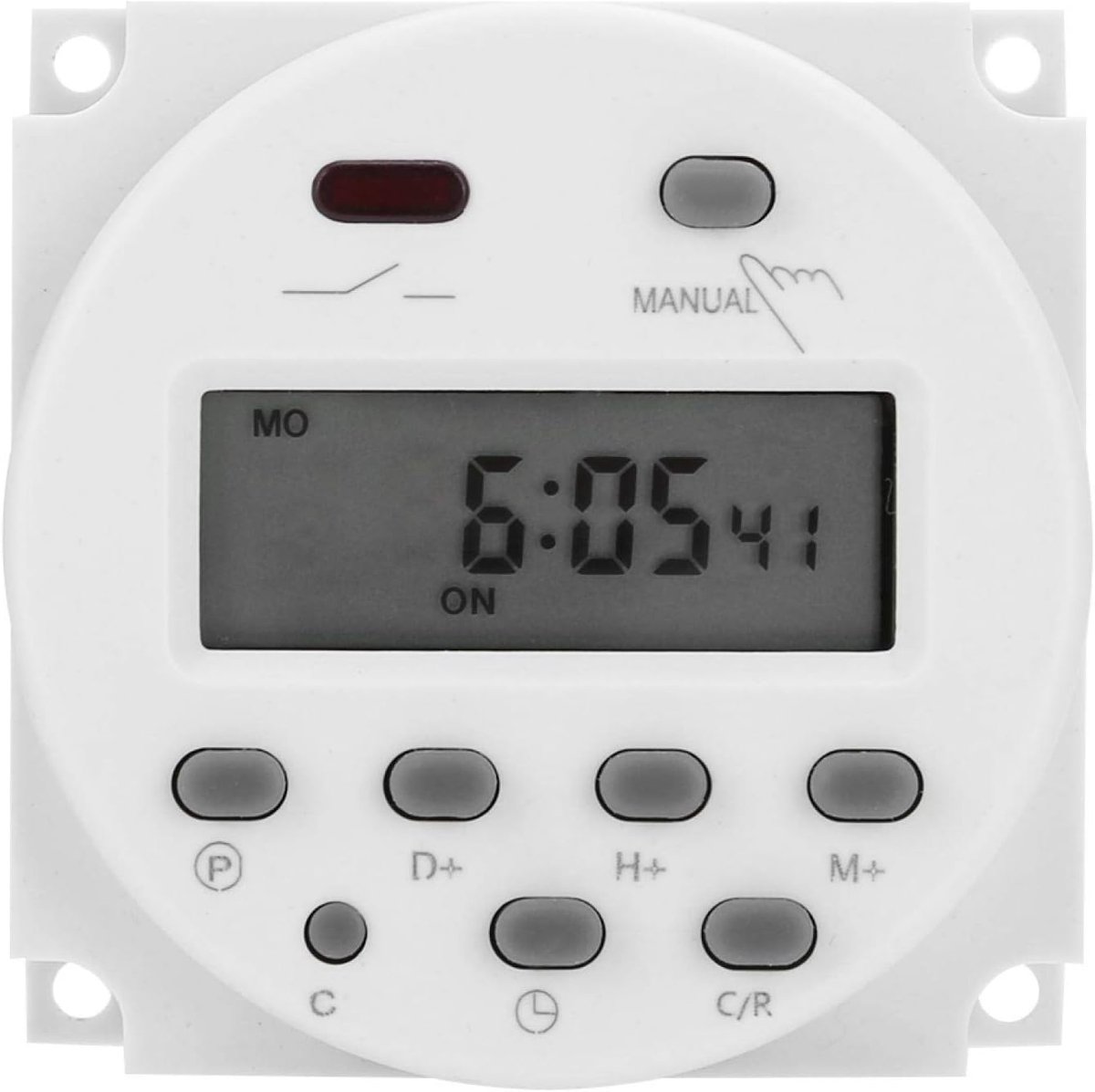SnelShoppen - 12 Volt Digitale Timer Schakelaar Mini LCD Microcomputer Controle Tijdschakelaar DC 12v voor Automatische Circuits en Energie Besparing