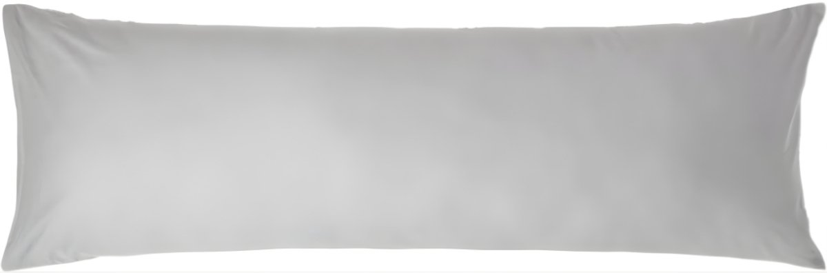 KIRA® Kussensloop - Kussensloop voor Lichaamskussen - Hoes voor Voedingskussen of Lichaamskussen - Grijs - ‎50cm x 140cm x 1cm
