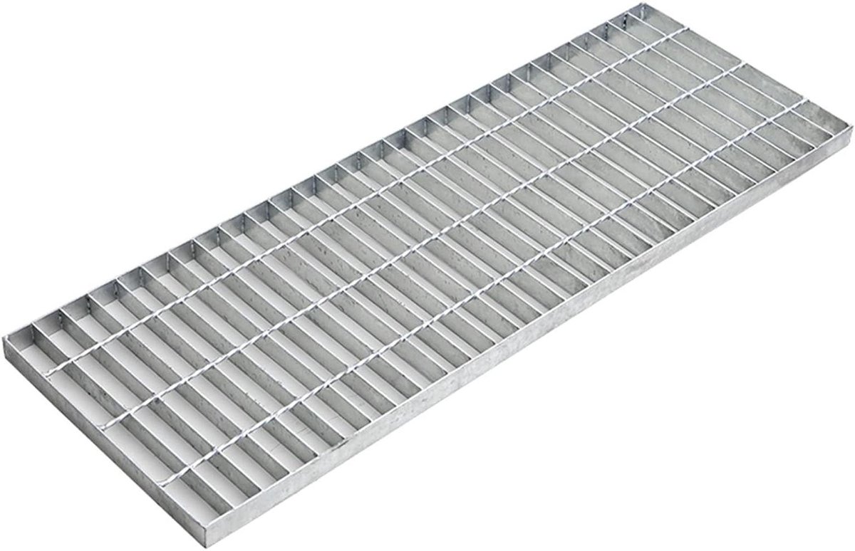 Rooster Drain Zeeven - Afvoerdeksel Rioolrooster - Efficiënte Drainage - Gegalvaniseerd Staal - Rechthoekig - Zilver