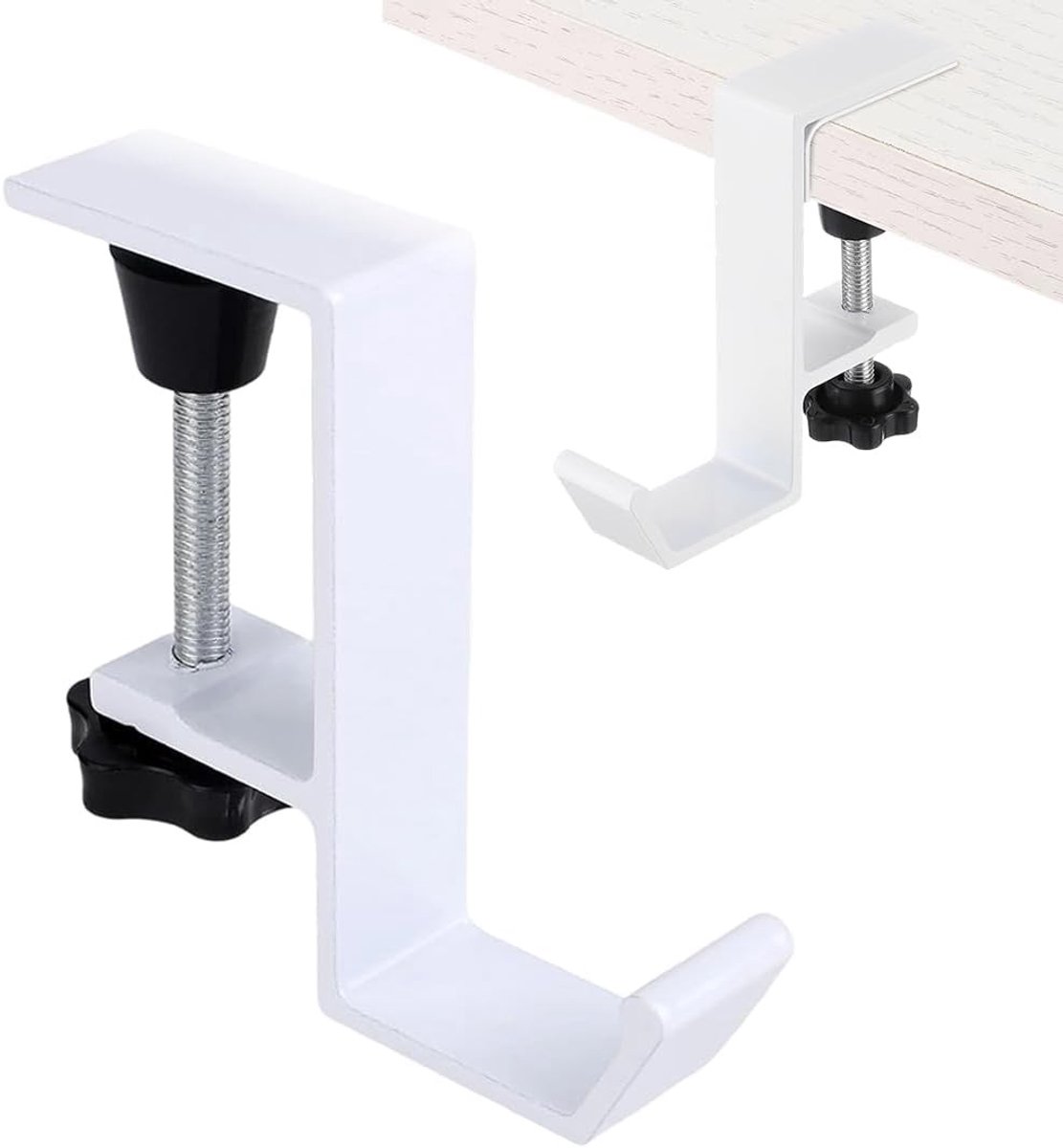 Compacte Gaming Hoofdtelefoon Houder met Sleutelhanger, Ruimtebesparende Desk Stand voor Organisatie en Opberging
