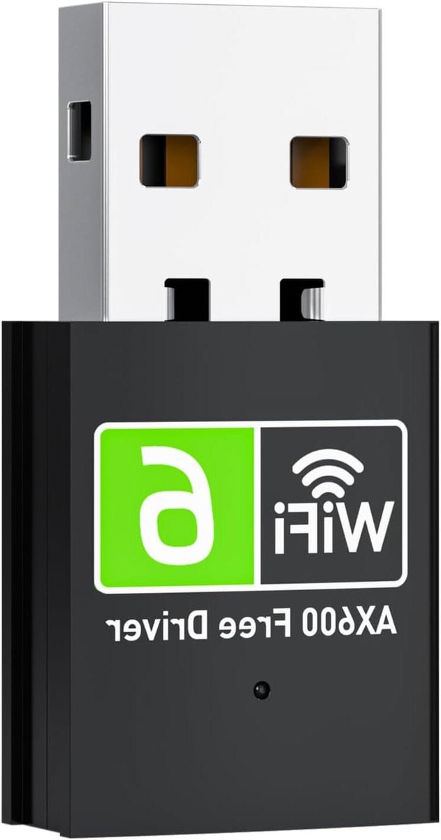 Wifi Adapter - USB Wifi Stick - Internet Verbinding - WiFi 6 Mini Design - AX600 - Zwart