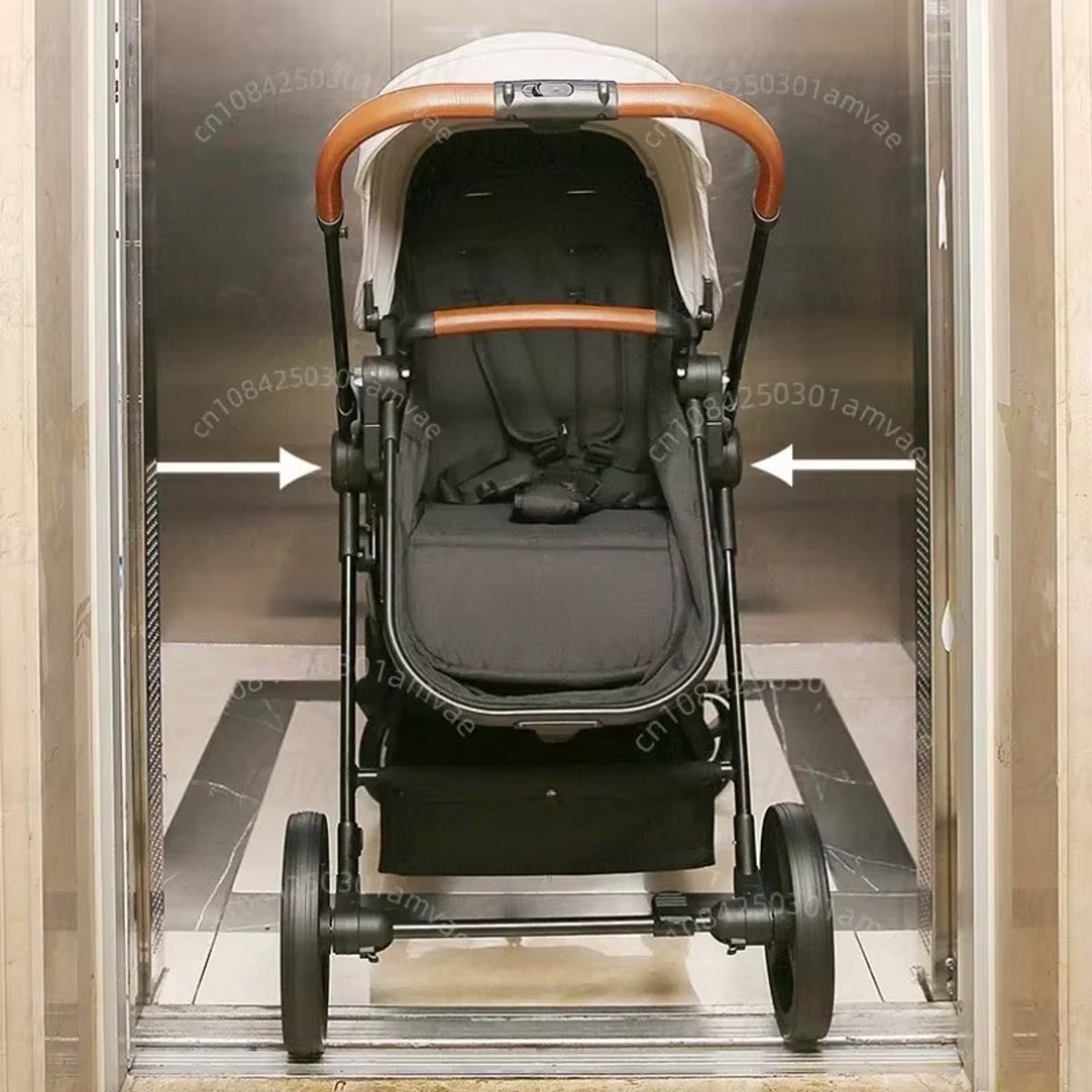 Tweeling Kinderwagen Duo - Compact Inklapbaar - Verstelbare Zittingen - Inclusief Opbergmand - Zwart- Grijs — cadeau in Cadeau-ideeën - foto 7