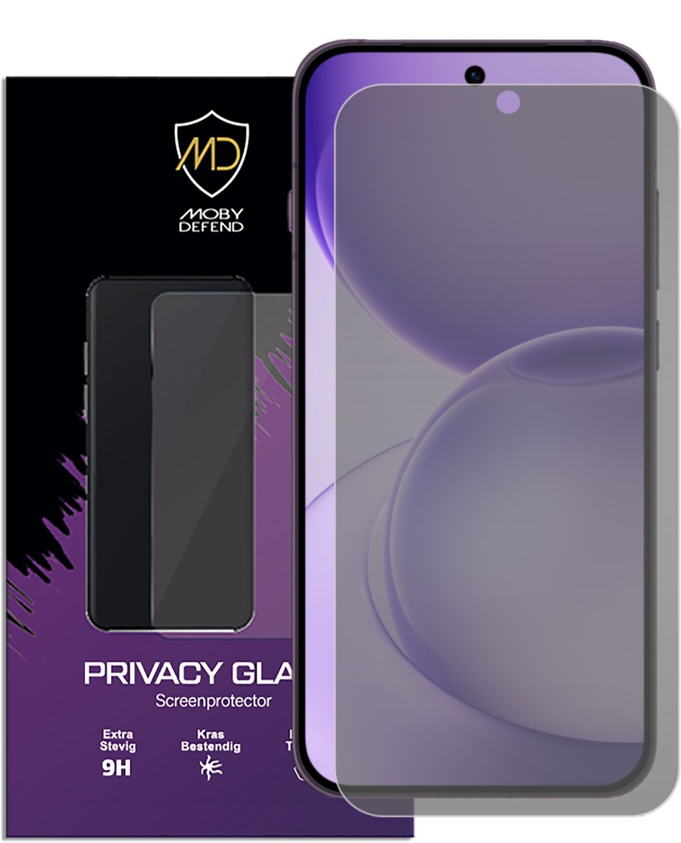MobyDefend Screenprotector - Geschikt voor Oppo Reno16 - Matte Privacy Glass Screensaver