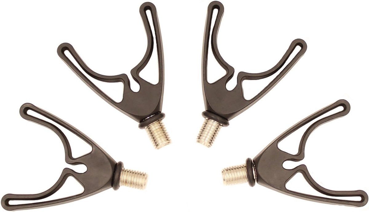 Karper Hengel Butt Rests Gripper - 4 stuks U-Head - UK M3/8 Draad - Voor stabiliteit tijdens het vissen - ShopVlot