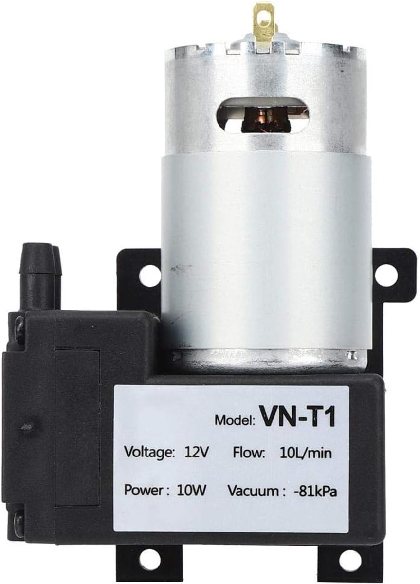 Vacuümpomp DC 12V / 24V Mini, 10L / min Geluidsarme luchtcompressor VN-T1((DC12V)) - ShopVlot