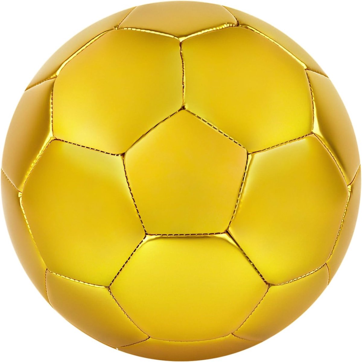 voetbal maat 5 goudkleurig, officiële wedstrijdmaat, cadeau-idee voor freestyle voetbal en jongleren