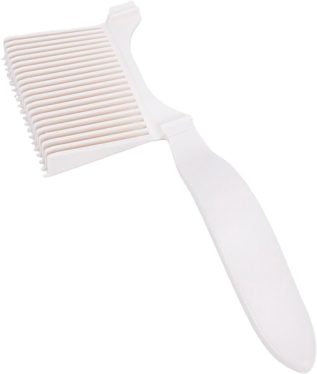 Fade Comb Clipper Guide Set, Professionele Haarsnijkam met Ergonomisch Antisliphandvat en 3 Lengteopties, voor Doe-het-zelf Fade-haarstijlen Thuis (Beige)