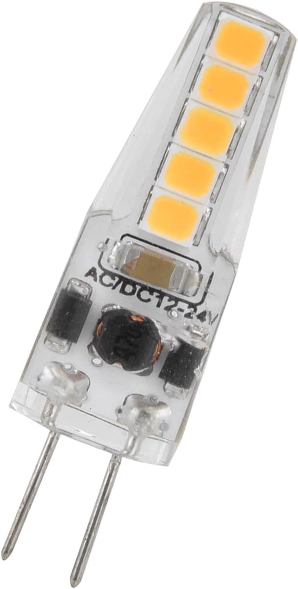 12v G4 2W 10PCS G4 LED-lampen 2W Bi-Pin Base Dimbare Gloeilampen voor Kroonluchter & Plafond Tafellamp, 2700K Warm Wit, Energie-efficiënt en Lange Levensduur