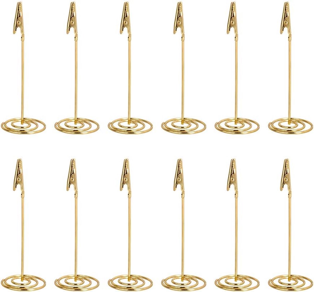 12 stuks memo-cliphouders, foto-cliphouders, houders voor bruiloft