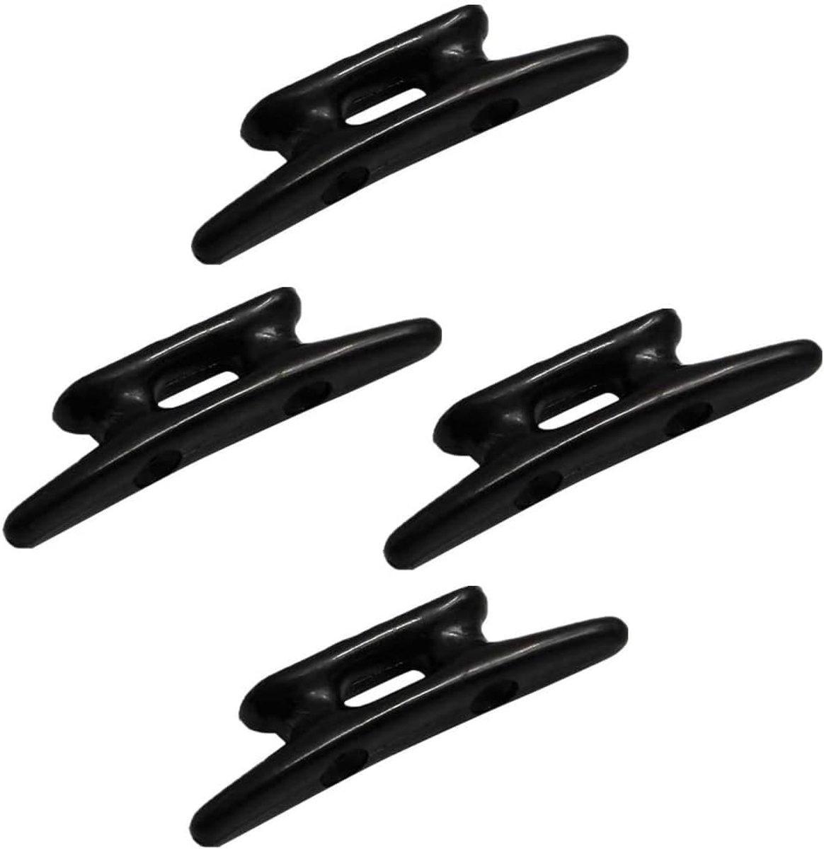 4st 13 cm zwarte nylon gesloten basisklem touwklem geschikt voor