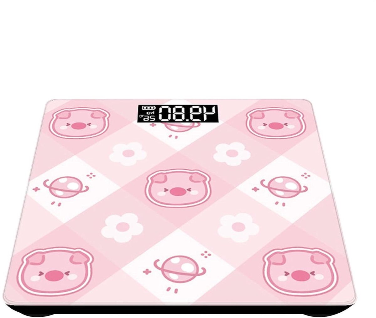Slimme Weegschaal - Gezondheidsmeter Lichaamsanalyse - Gezondheid Monitoren - Hoge Precisie Sensoren - 26 cm - Wit