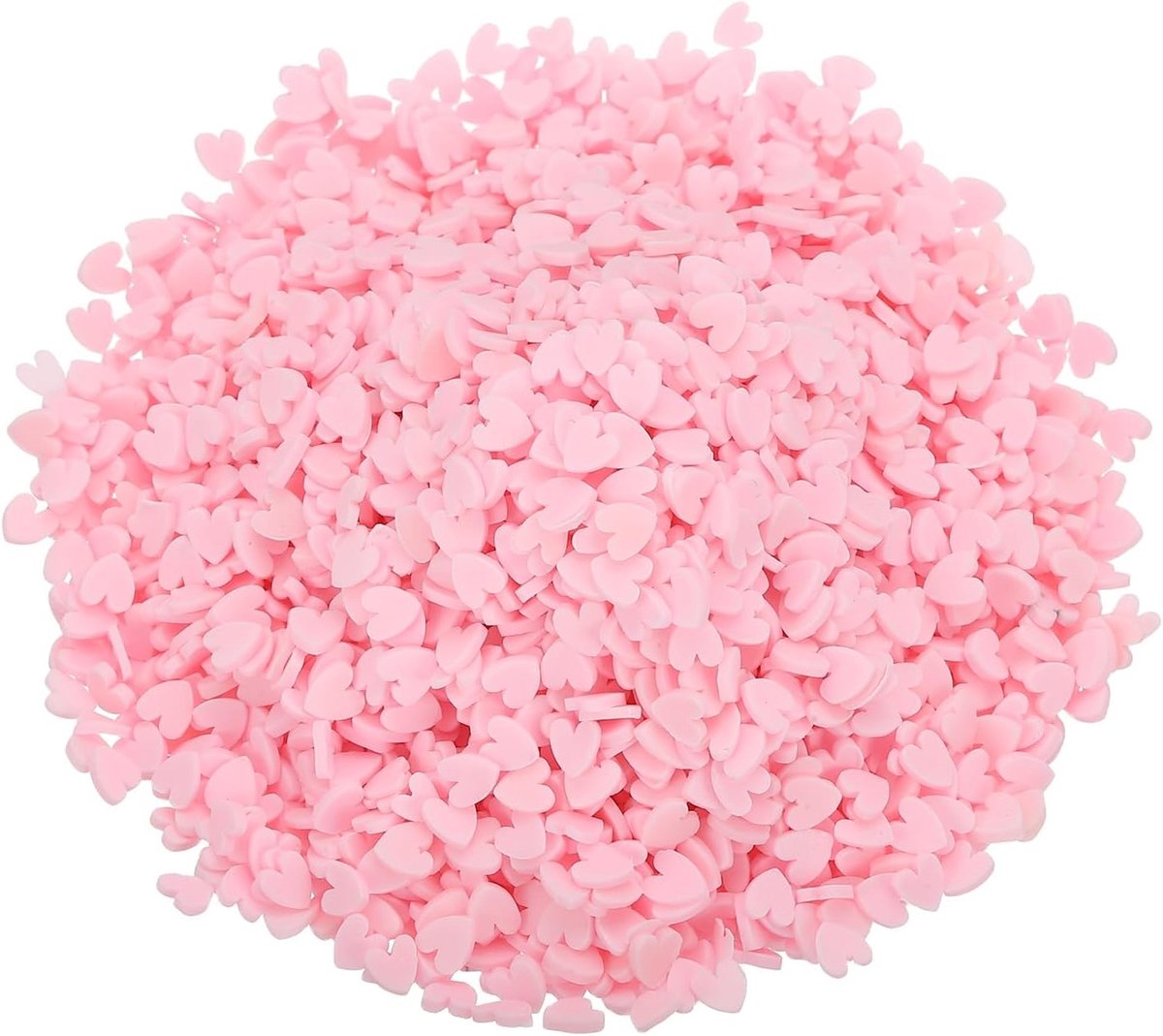 Valse strooisel, 100 g, hartvormig kunsthars, valse zoetigheden