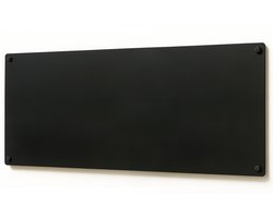 Wallfluent - Zwart staal magnetisch bord voor reismagneten - 30x70 cm - Magneetbord voor souvenir magneten - Magneetbord voor vakantiemagneten