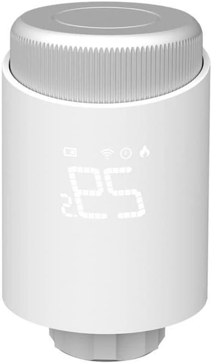 Slimme Thermostaat Radiator Klep - Verwarming Bediening - Energie Besparen - Zigbee Tuya Compatibel - N.v.t. - Wit