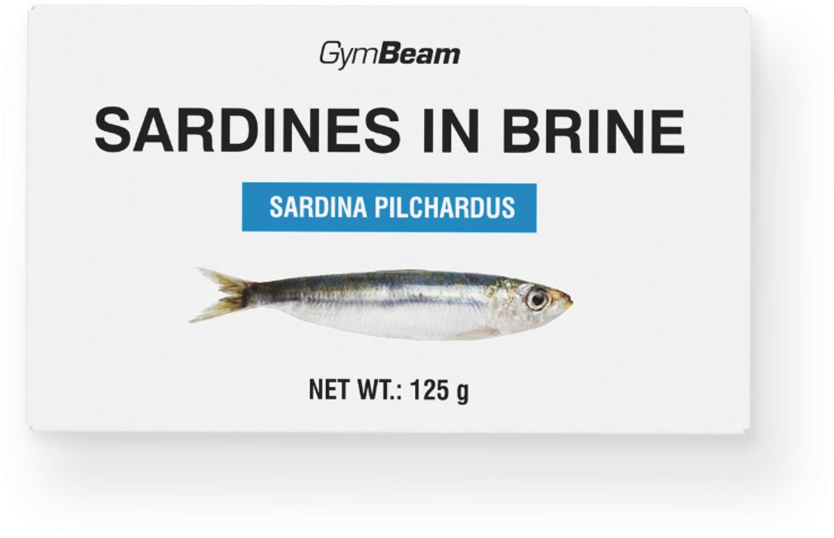 GymBeam Sardientjes in pekel 125 g
