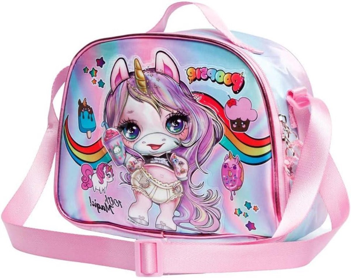 Poopsie Slime Lunchbox - Broodtrommel Meisjes - Lunch Meenemen - Speciale Binnenvoering - 26 x 22.5 cm - Multicolor