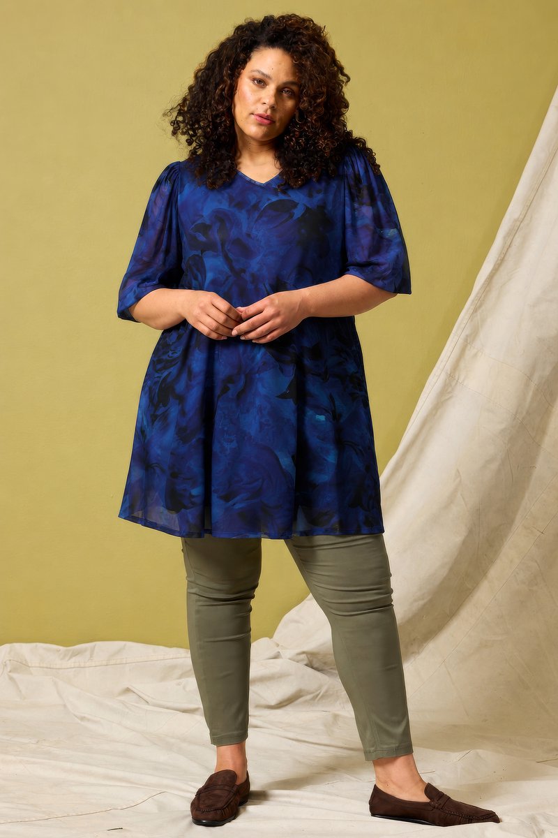 ZHENZI jurk mousse tricot