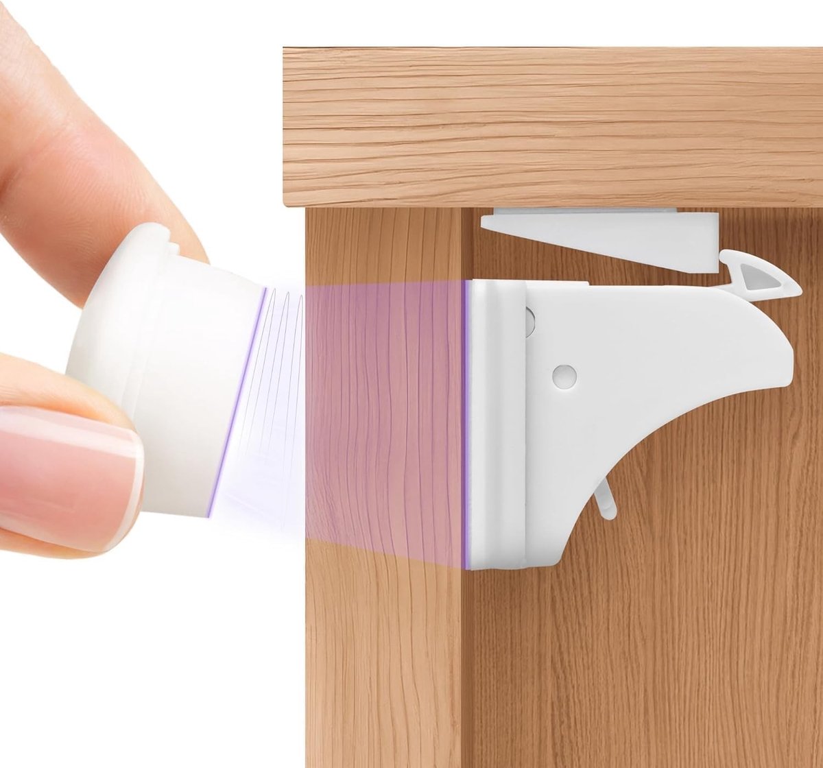 Omgoods - Magnetische Kinderslot - 30 Sloten & 6 Sleutels - Veiligheid voor Kasten en Lades