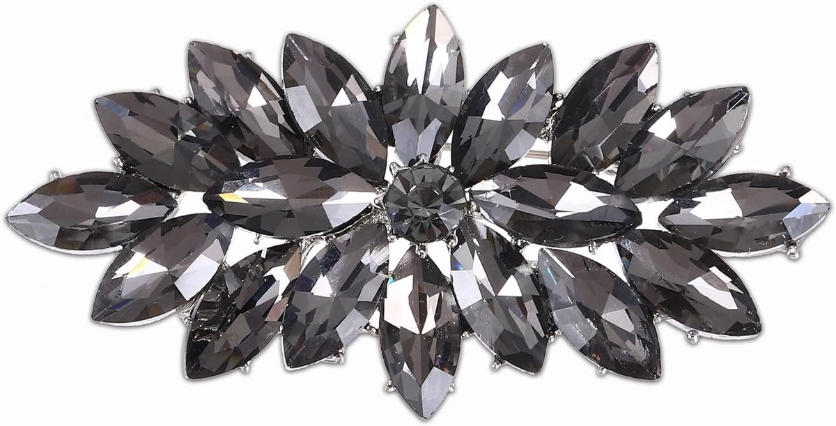Marquise Strass Broche Pin, Strass Corsage Broches Crystal Flower Revers Pin voor Vrouwen Bruiloft Pak Kleding Hoed Jurk Sieraden Gift
