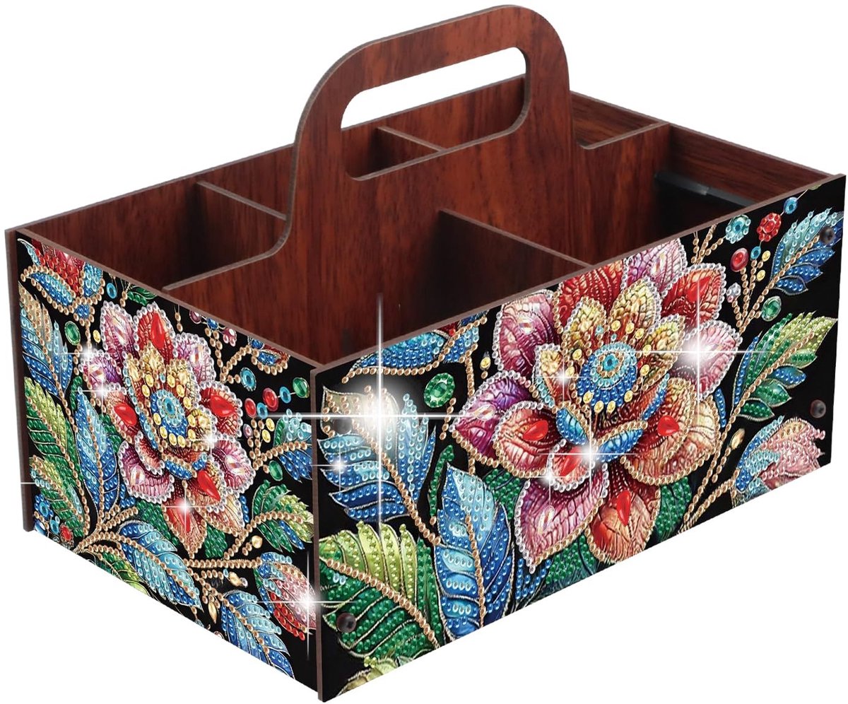 Omgoods - DIY Diamond Painting Bureau-Organizer - Multifunctionele Opbergdoos