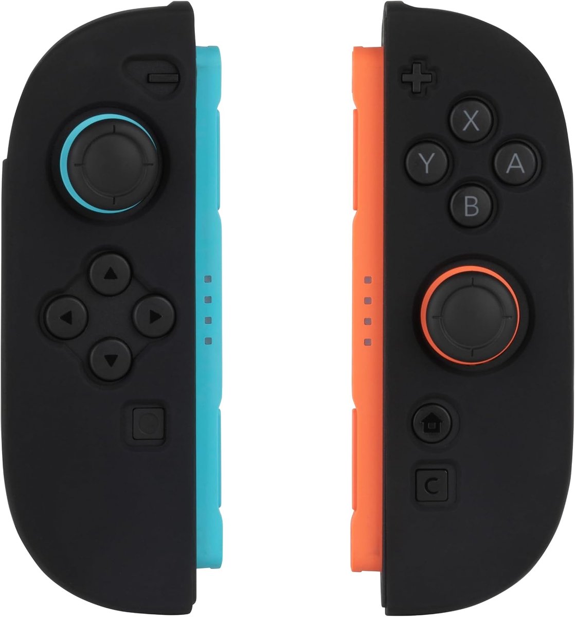 Schutzhülle voor Joy-Con-Controller voor Nintendo Switch 2 - Siliconen - Stoßfest - Kratzfest - Staubabweisend - Schwarz
